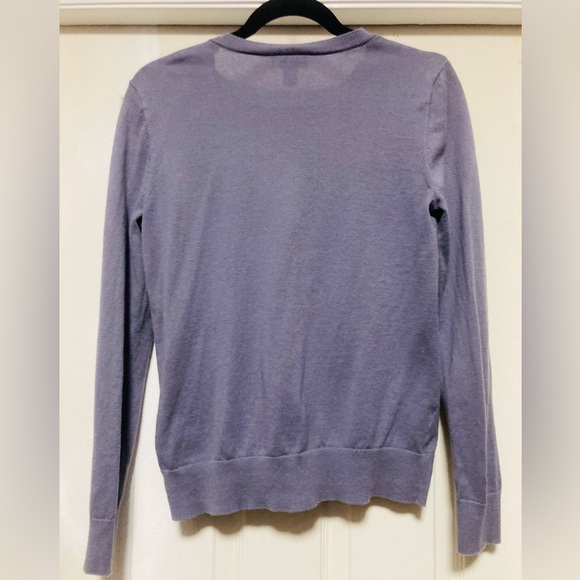 LOFT Crew Neck Buttoned Down Cardigan Sweater - Picture 2 of 4